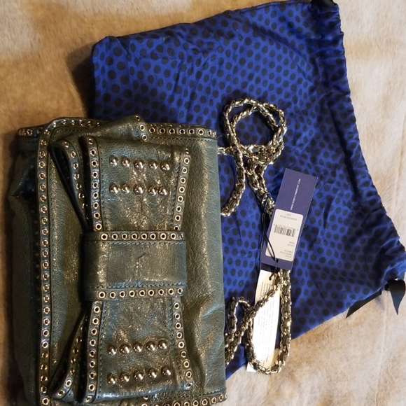 Rebecca minkoff sage leather bowbag with grommets - Picture 2 of 8